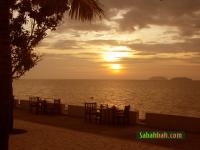 One of Sabah’s legendary sunsets as seen from Al Fresco at The Magellan Sutera
