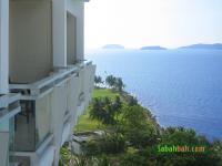 The view that you can expect from sea-view rooms at the Pacific Club