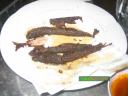 Ikan Basung Goren - Fried Fish. Yes, a little oily, but luckily they’re small and oh so good.