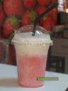 Banana Berry Milk - Suitable For Dieting People As a Substitute for Breakfast (says the menu)