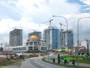 1Borneo, construction running at full steam.